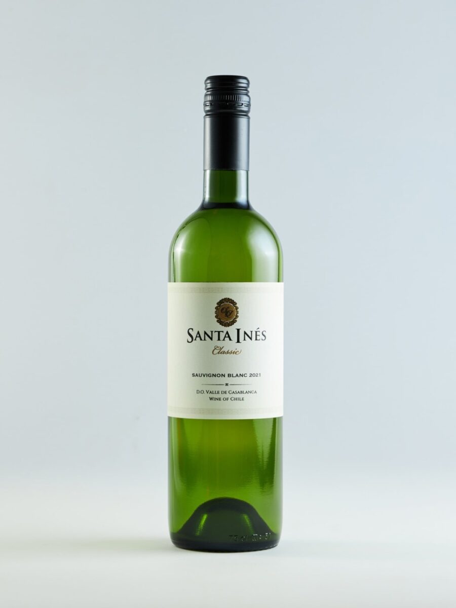 Vang Trắng Chile Santa Inés Classic, Casablance Valley, Sauvignon Blanc, 2021